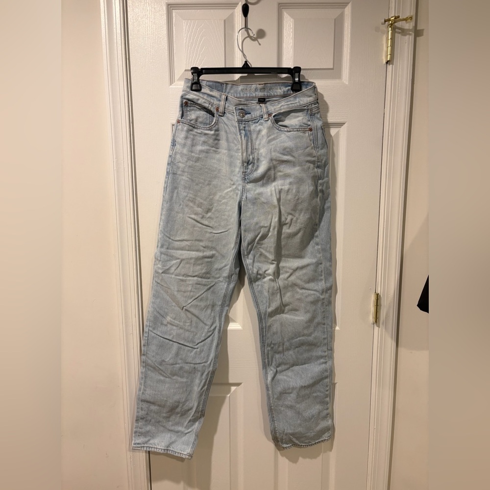 American eagle highest rise baggy straight jeans